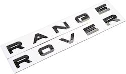 Range Rover Logo Aufkleber Schwarz 30mm X 520mm 1 Stück
