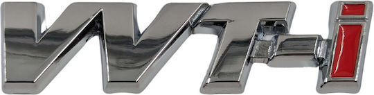 Car Sticker Logo Emblem Vvt-i 73mm X 19mm Chromium 1 Piece Zemb-toyota-21