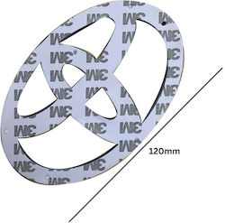 Αυτοκόλλητο Σήμα Νίκελ Toyota 120mm X 81mm 1 Τεμάχιο Zemb-toyota-08