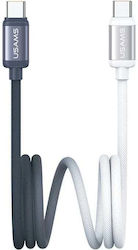 Usams Series Braided USB 2.0 Cable USB-C male -...
