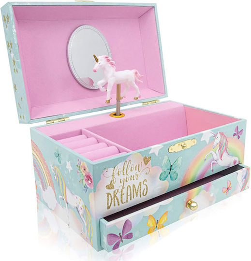 Techkidz Unicorn Jewel Case Music Box Multicolour