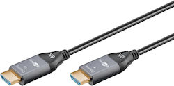 Goobay 76278 HDMI 2.1 HDMI Мъжки - HDMI Мъжки 50м Черен Goobay 76278 HDMI 2.1 HDMI Мъжки - HDMI Мъжки 50м Черен