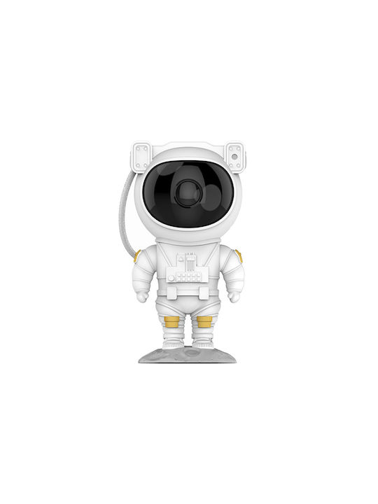 Techkidz Cosmonaute 360° Animierter Sternenhimmel Projektor Weiß