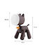 Techkidz Kinder Tischlampe Hund Kunst Modell Braun