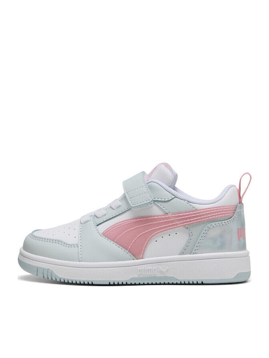 PUMA Rebound V6 Kinder Sneakers mit Klettversch...