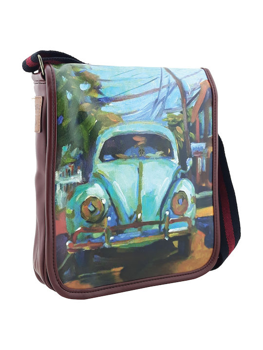 Damentasche Schultertasche Burgundisch