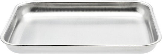 Steel Pan Backform aus Rostfreiem Stahl mit Antihaftbeschichtung 28x40cm