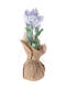 Home Styling Collection Künstliche Pflanze Jute Säckchen 26 cm