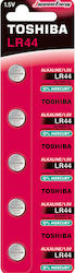 Toshiba Αλκαλικές Μπαταρίες LR44 5τμχ