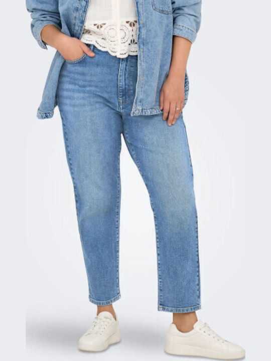 Hoch tailliert Damenjeans in Schlanker Passform