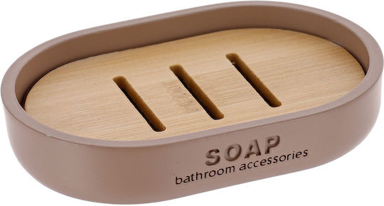Eurocasa Soap Dish made of Resin Brown