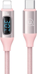 Eko 30w Typ-C Zu Lightning 1,2m Ladekabel Display Bd Modell LED Bildschirm Rosa