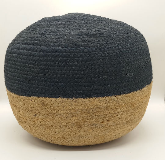 Bean Bag Chair Multifunctional Black Natural 50x50x40cm