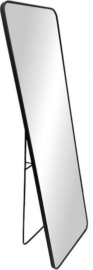 Pakketo Jayrens Rechteckiger Schwarzer Boden- oder Standspiegel 160x50cm Pakketo Jayrens Rechteckiger Schwarzer Boden- oder Standspiegel 160x50cm