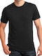 Men's Undershirt Short-sleeved in Black Color