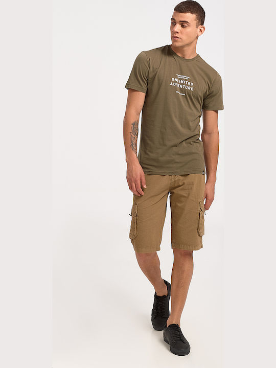 Cotton4all Unlimited Adventure 23 707 Тениска Каки