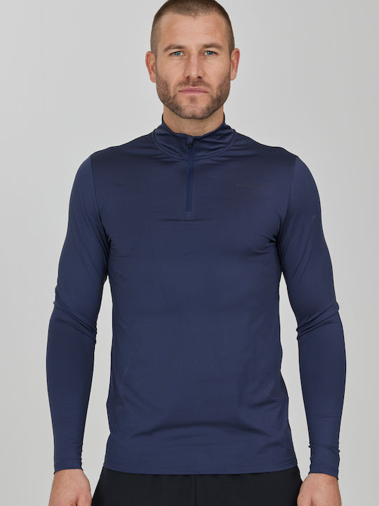 Men's Long Sleeve Blouse Blue Nights