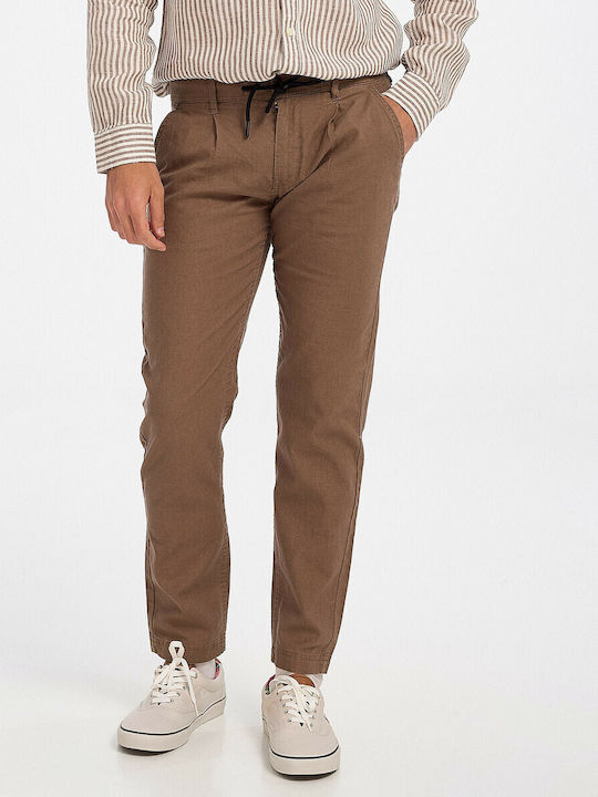Rook Men's Trousers Elastic Brown