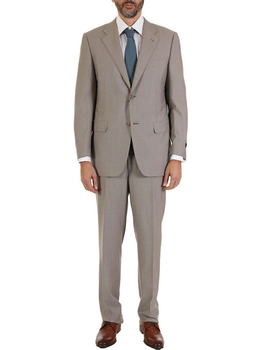 CC Collection Corneliani Χειμερινό Ανδρικό Κοστούμι Γκρί