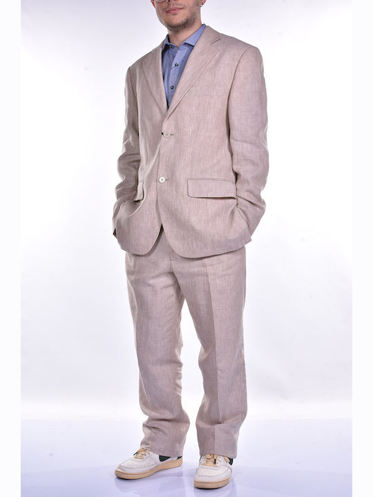 Induo Men's Suit Beige