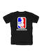 Nba Забавен T-shirt Черен