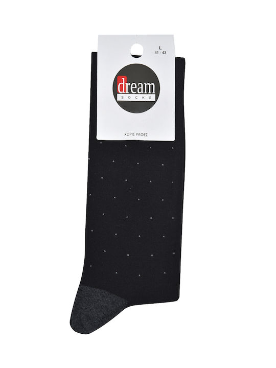 Dream Socks Ανδρικές Κάλτσες με Σχέδια Μαύρο