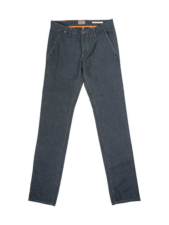 Ανδρικό Παντελόνι Τζιν με Slim Εφαρμογή Dark Grey