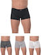 Herren Boxershorts Black/anthracite/grey/white 4Packung
