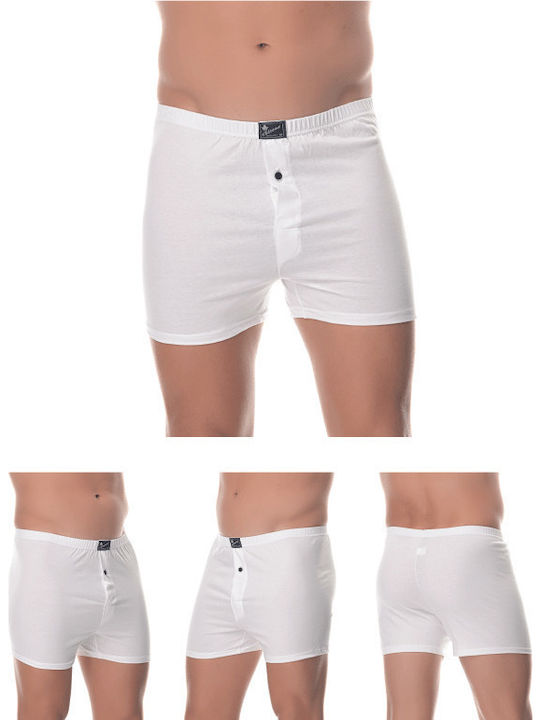Men's Boxers White 4Pack