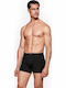 Herren Boxershorts Schwarz 1Packung