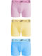 Pastels Herren Boxershorts Mehrfarbig mit Mustern 3Packung