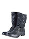 Leather Women's Boots Black