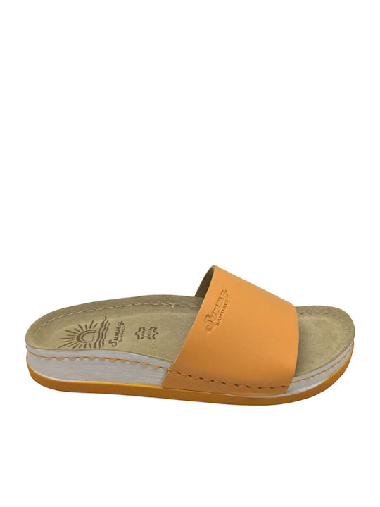 Women's Flat Sandals Anatomic in Orange Color