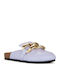 Flat Mules σε Μωβ Χρώμα