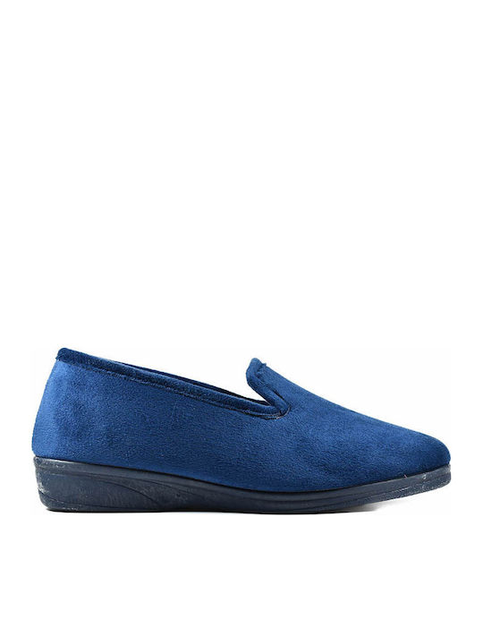 1000 Geschlossene Damen Hausschuhe Blau