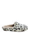 Anatomical Women's Slippers with Fur White