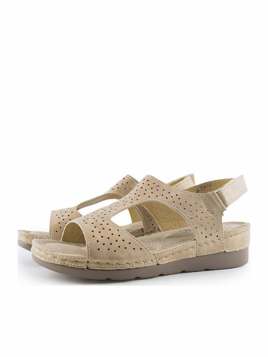 Anatomic Women's Ankle Strap Platforms Gold