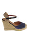Women's Platform Espadrilles Blue