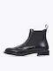 Leather Women's Ankle Boots Black