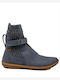 Leather Women's Chelsea Boots Blue