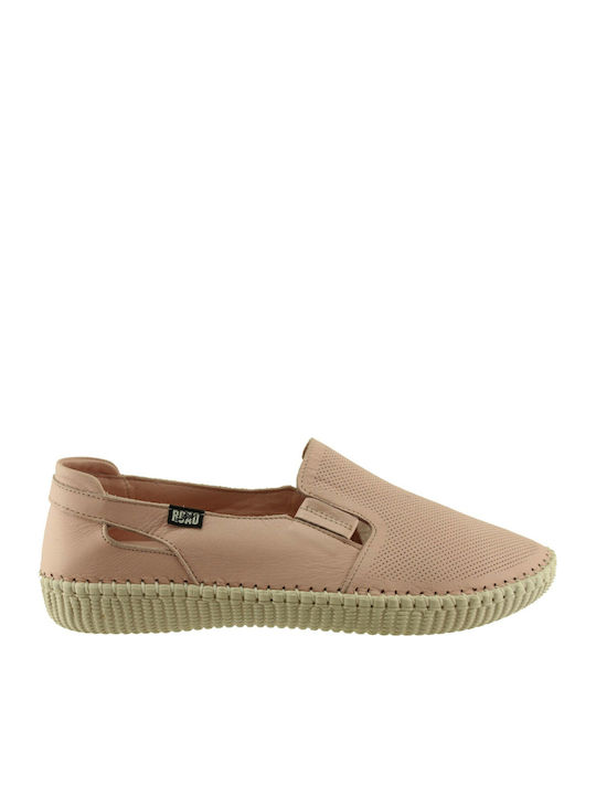 On the Road Women's Slip-On Leather Pink