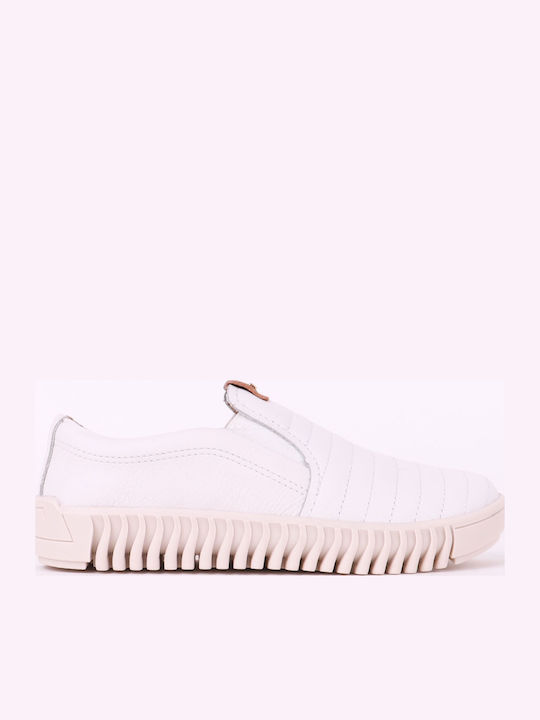 Pegada Γυναικεία Slip-On Λευκά