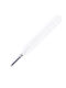 Mr Lacy Flatties Metal Tip White/silver-130cm 315751 White Silver