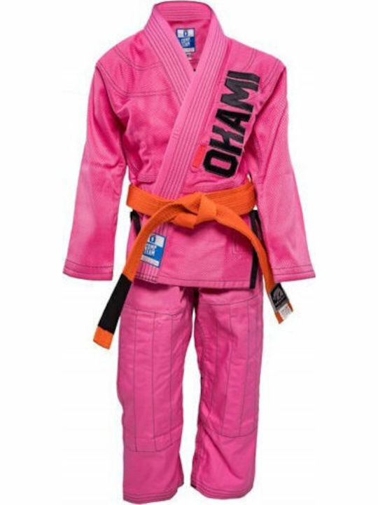 Okami Gi Παιδική Στολή Jiu Jitsu Ροζ