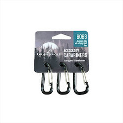 Grandwolf Accessory Carabiners Graphite