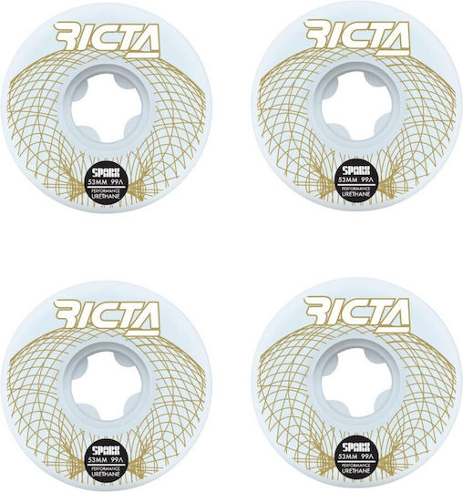 Ricta Ροδάκια Rcta Wheels Wireframe Sparx 99a Gold-ric-skw-5189-gold