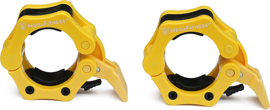 MegaFitness Lock-Jaw Collar Set for Dumbbells/Barbells Ø50mm 2pcs