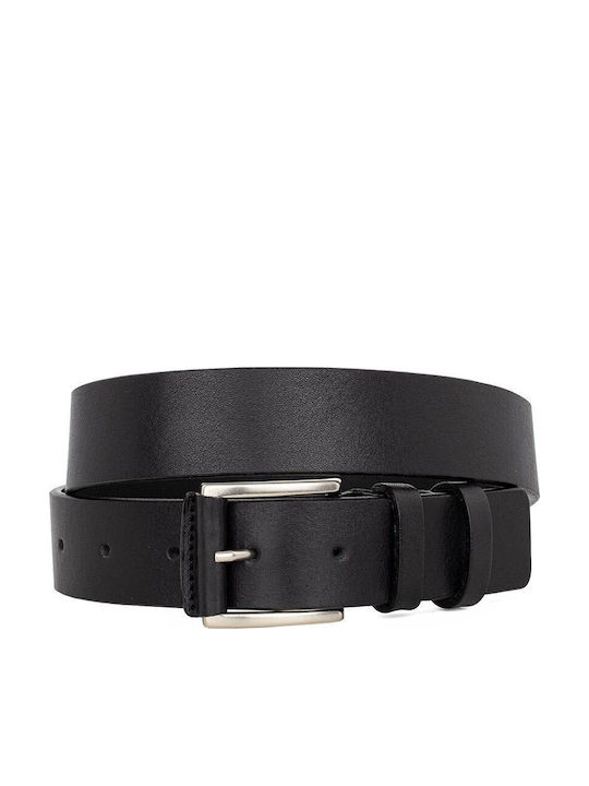 Wide Men's Belt Black