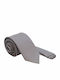 Set Krawatte & Taschentuch Silber 6cm
