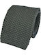 Cortese Men's Tie Silk Knitted Monochrome in Gray Color